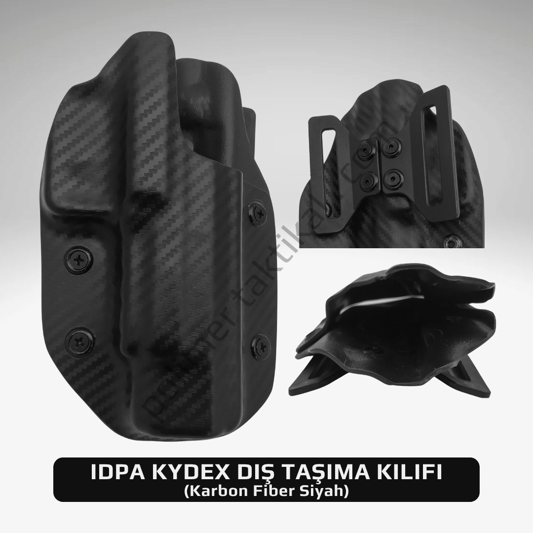 Tisaş Zigana PX9 Gen 3 Kydex Tabanca Kılıfı IDPA Müsabaka Dış Taşıma