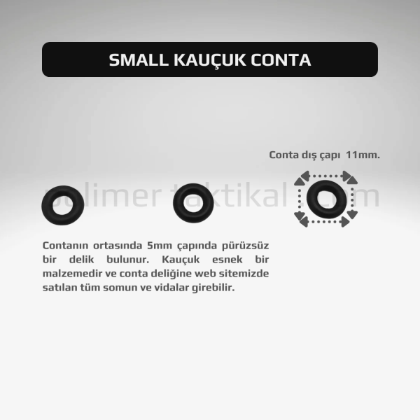 Small Kauçuk Conta (20'li Paket)