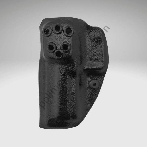 Glock 19 Kydex Tabanca Kılıfı İç Ve Dış Taşıma Sol - Mat Siyah - İçi Silah Çizmez Kadife Kaplı - Dış Taşıma (Kılıfın kurulumu dış taşıma için yapılır. İç taşıma için gerekli kemer tokası, somun ve vidalar paket içerisinde gönderilir)